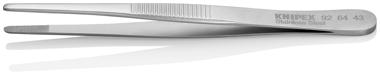 KNIPEX - 92 64 43 Tools - Precision Tweezers, Chrome (926443)