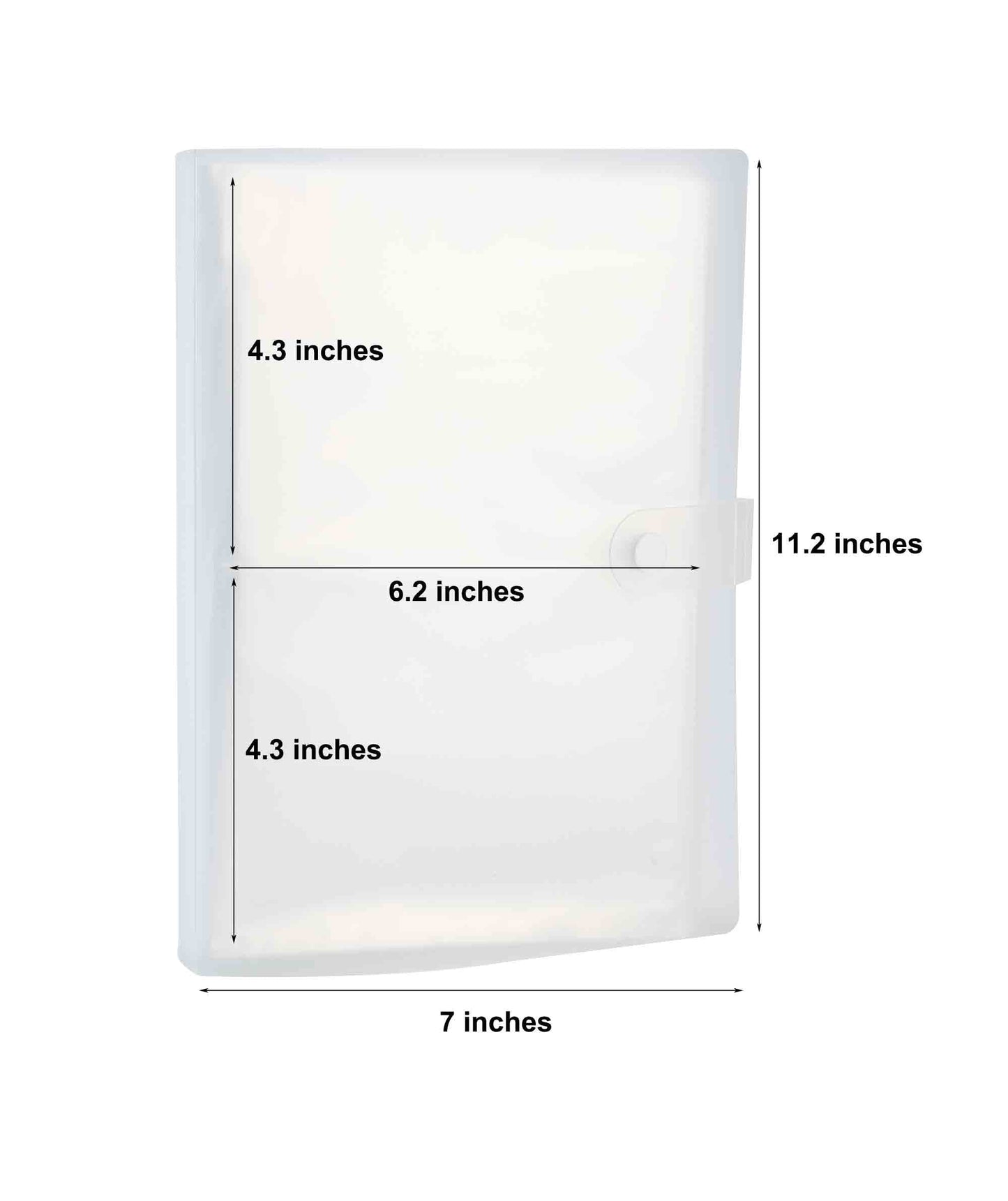 YOAVIP 4x6 Index Cards Clear Plastic Holder Organizer Pouches Book Binder 40 Page Hold 160 Cards 2 Pack