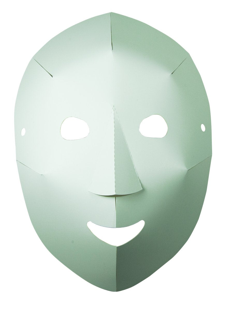 Roylco R52076 Easy-to-Decorate Folding Fun Mask, 8-1/4" x 10-1/2" Size, 0.5" Height, 8.25" Width, 10.5" Length (Pack of 40)