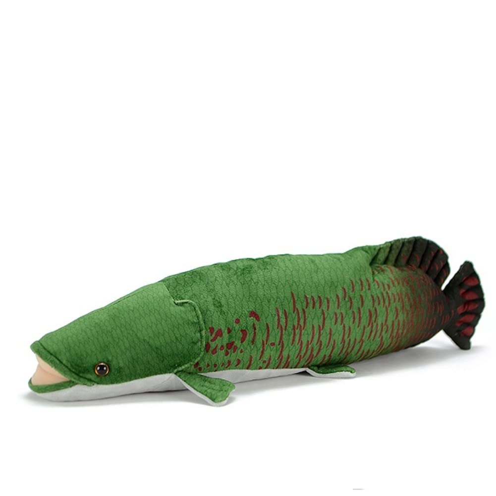 Niuhoulu Arapaima Gigas Stuffed Animals Soft Plush Toy Kids Cuddly Fluffy Plushie Doll for Girls Boys Babies Toddlers Girlfriends (19")