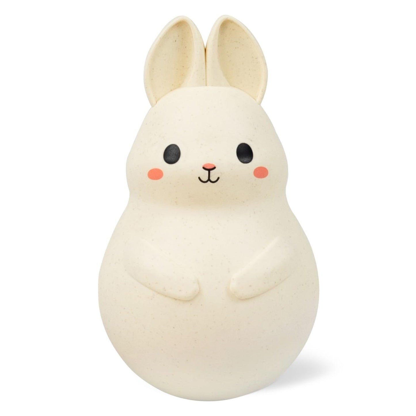 Tiger Tribe: Roly Poly - Bunny - Soft Silicone, ECO Bio-Plastic, Twinkling Sound, Soothing Sensory Toy, Infant & Baby Ages 3+ mo.