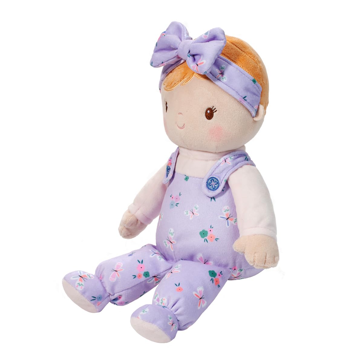 Douglas Willa Butterfly Flower Soft Baby Doll – Soft & Cuddly First Doll for Babies, Infants & Toddlers - 10-inch Sitting and 13-inch Overall Size
