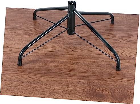 Ciieeo 45cm Artificial Tree Stand Iron Bracket Sturdy Metal Christmas Tree Base for Mini Portable Folding