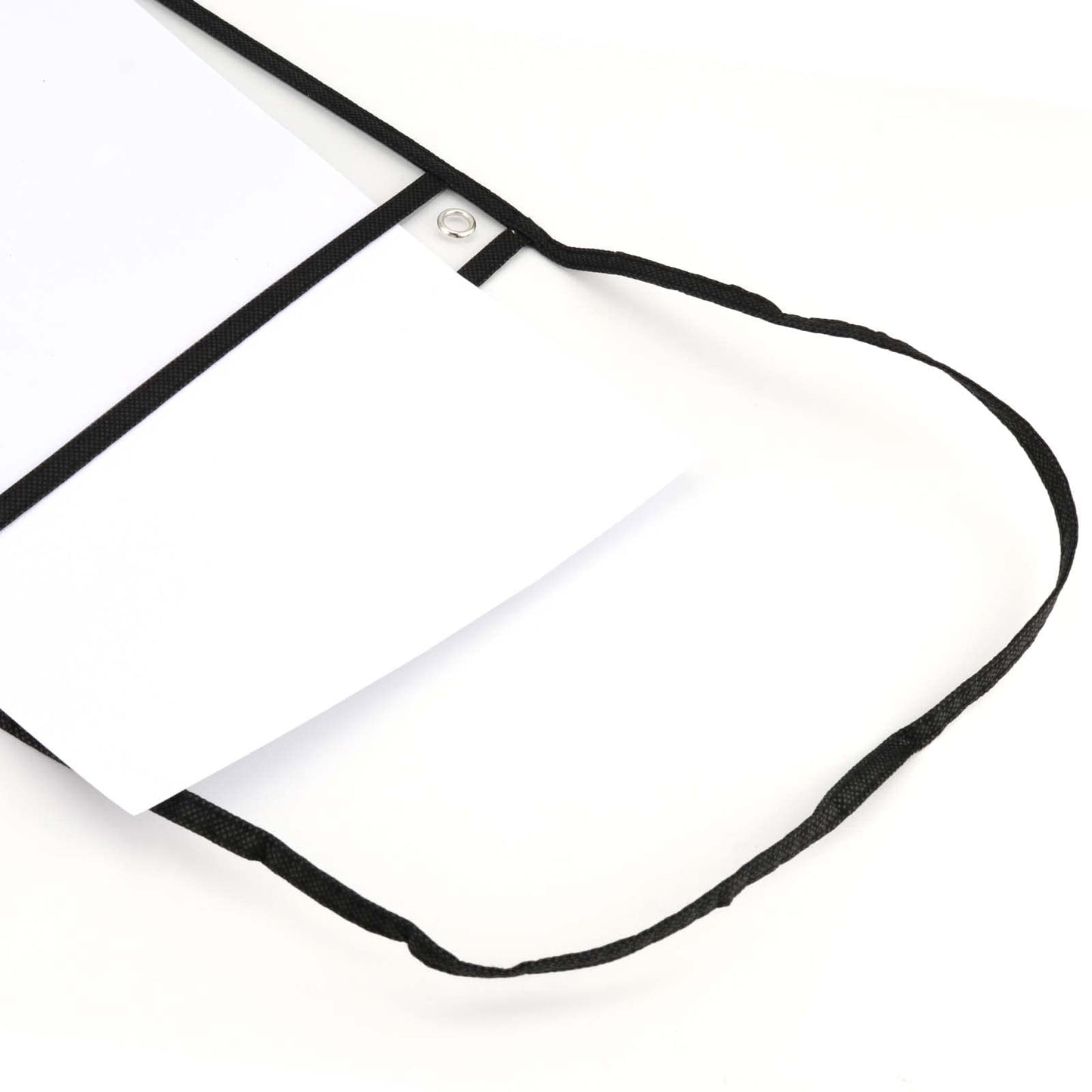 TAICHEUT 50 Pack 14 x 10 Inch Job Ticket Holders Work Order Holder, Shop Ticket Holders with Strap Hanging Sleeve for Paper, Files and Documents, Both Sides Clear