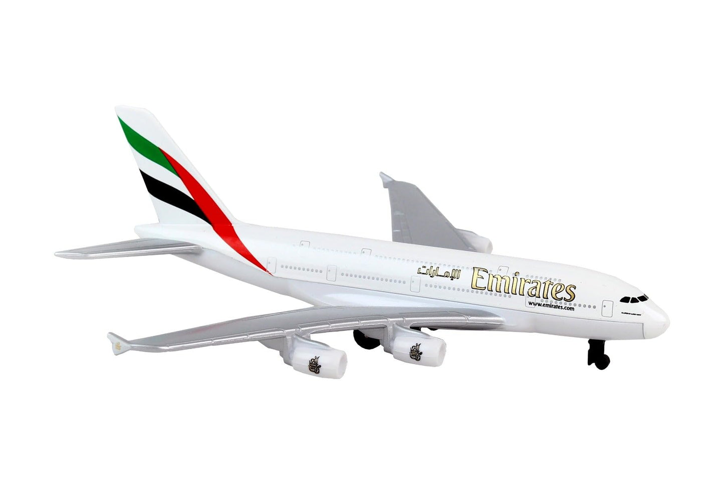 Daron Toy Airplane RT9904 – Emirates A380 – Die-Cast Metal Model Airplane Toy with Plastic Parts for Kids Ages 3+