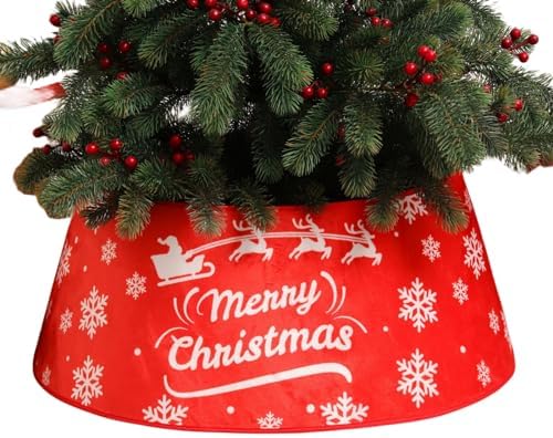Christmas Tree Collar，Stand Up Tree Skirt，Christmas Tree Ring，Decorative Tree Base Cover for Christmas Decoration in Supermarkets, Hotels, Storefronts, Homes, and Other Places (YXYHSW-02)