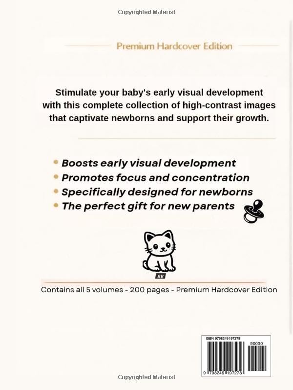 Complete Collection of High-Contrast Books for Babies: All 100 Bold Black-and-White Images in One Premium Hardcover Edition for Visual Stimulation ... Early Stimulation – High Contrast Series)
