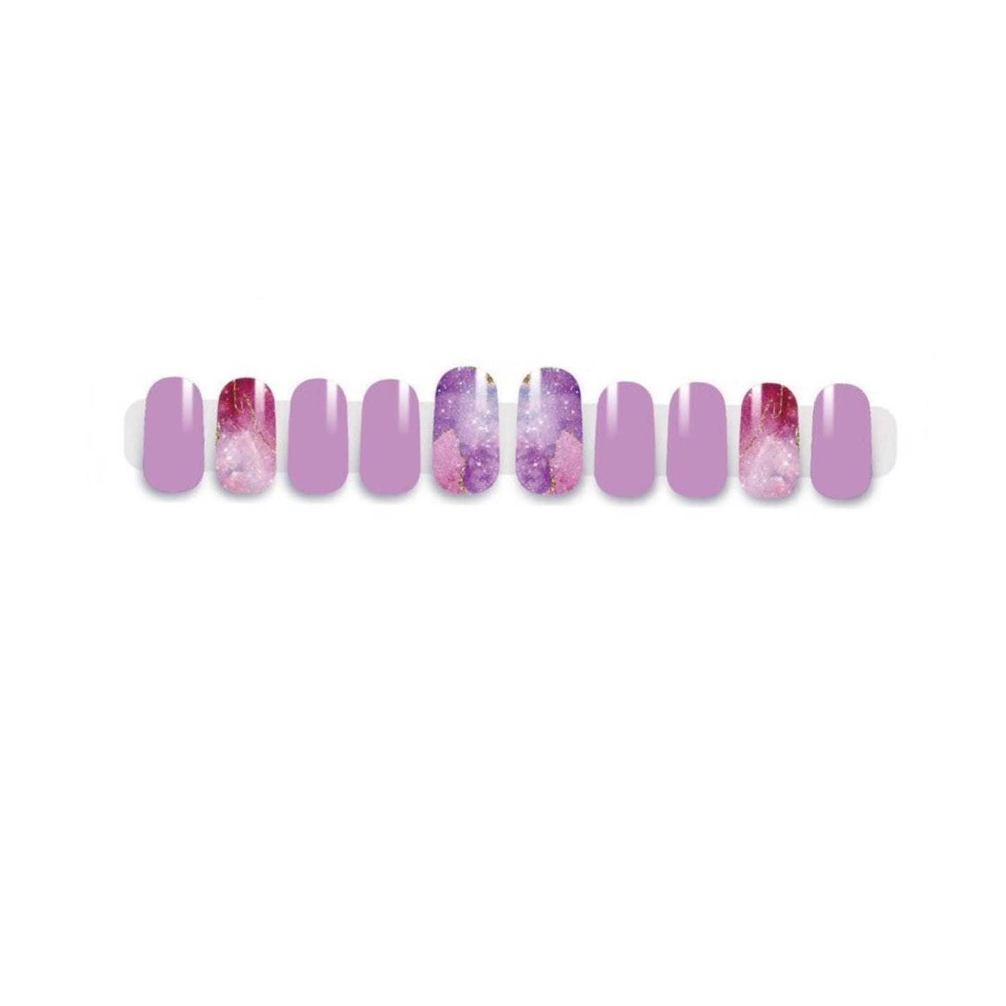 Lashicorn Handmade Press On Nails Display Card | 5x7” 30 pk w/Application Aftercare Instructions - Inserts Add To A Holographic Bags & Can Use With Double Sided Tape