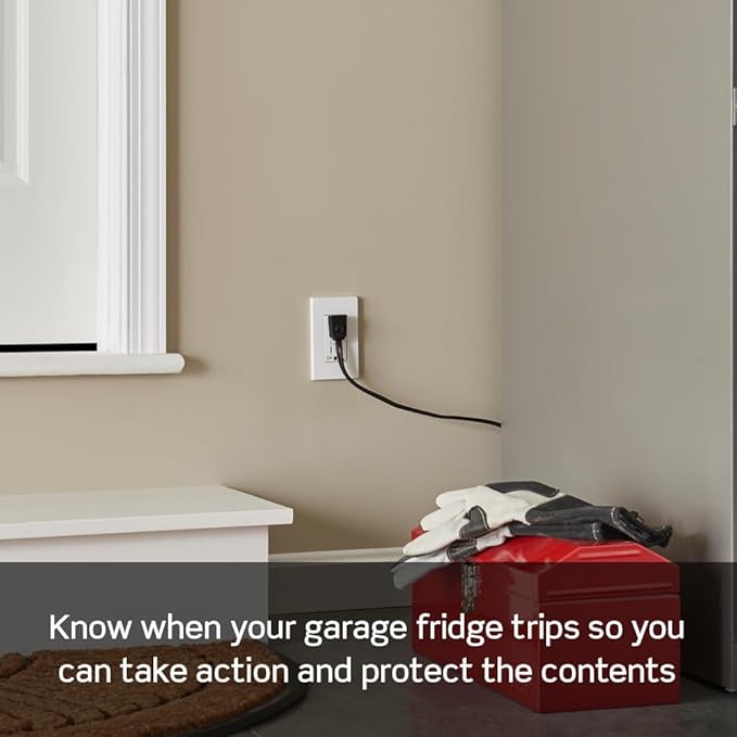 Leviton GFCI Outlet with Audible Alarm, 15 Amp, Self Test, Tamper-Resistant with LED Indicator Light, Great for Refrigerators in Garages, GFTA1-W, White