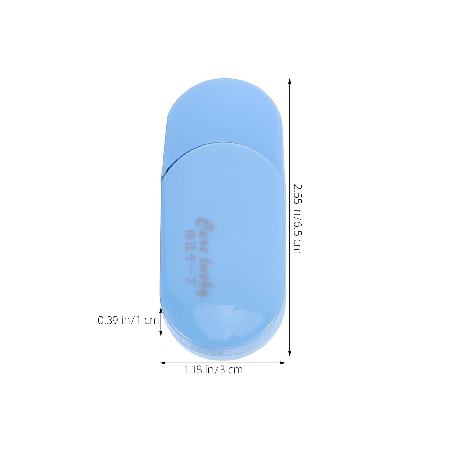 Gogogmee 6pcs Gradient Blue Correction Tape for Students, Household White Tape Erasers with Convenient Dispenser, Office and School Writing Supplies for Note Taking and Homework