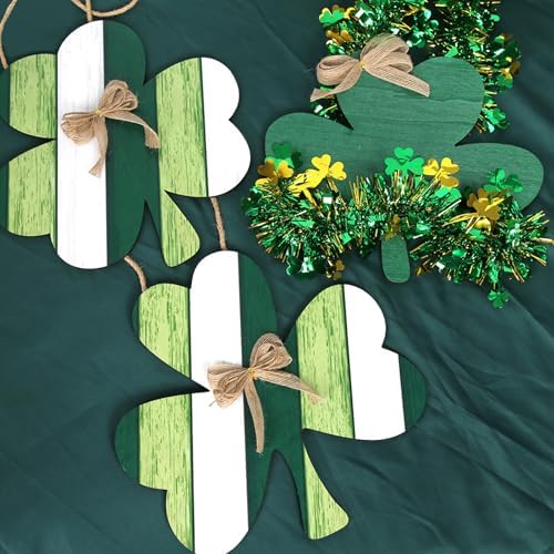 Irish Festival Wooden Door Ornament Wall Hanging for Front Door Mantels Tree Holiday Party Decoration Wooden Party Decoration