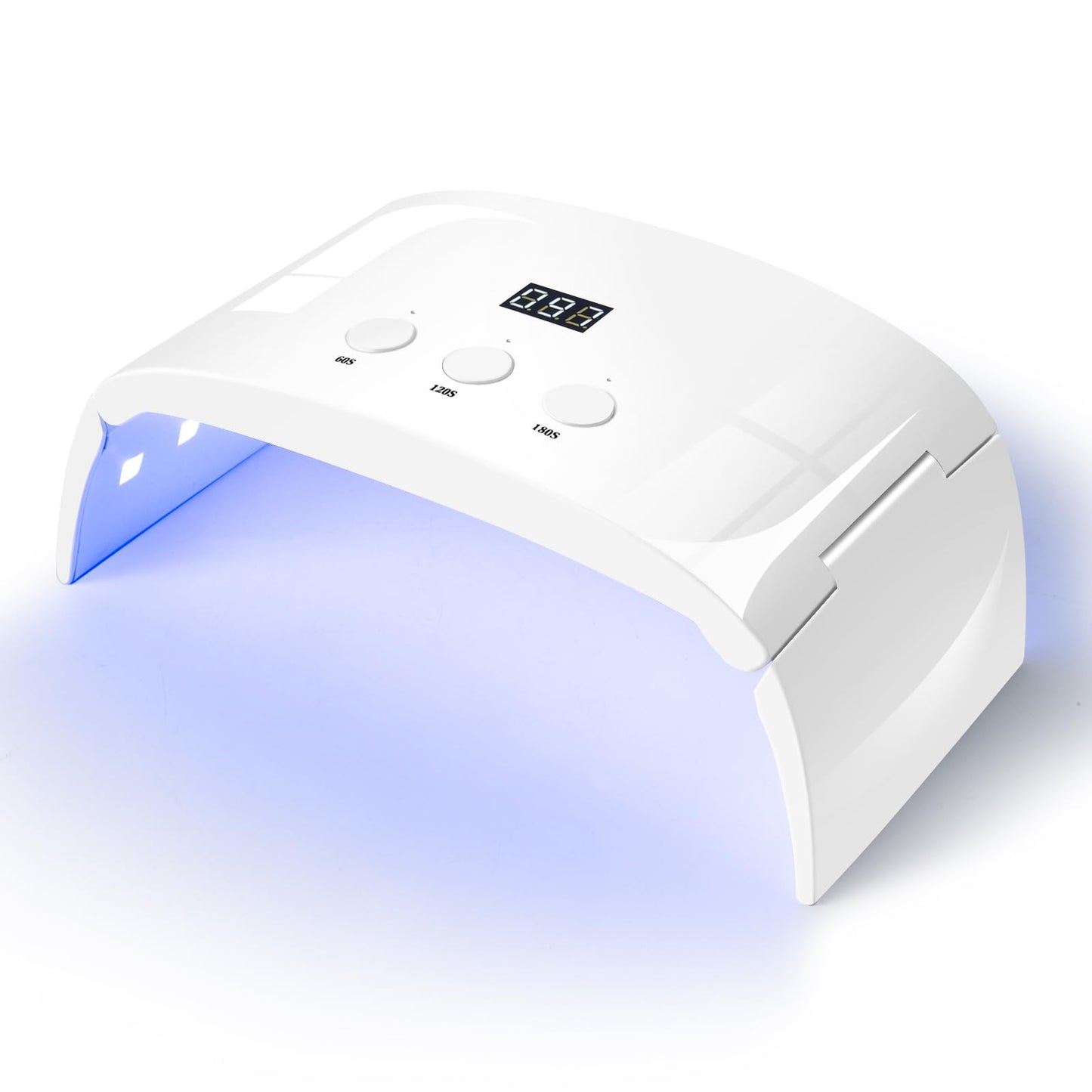 Lotifie UV Led Nail Lamp Spacious Foldable Curing Light Dryer for Gel Nails Polish(White lamp pro)
