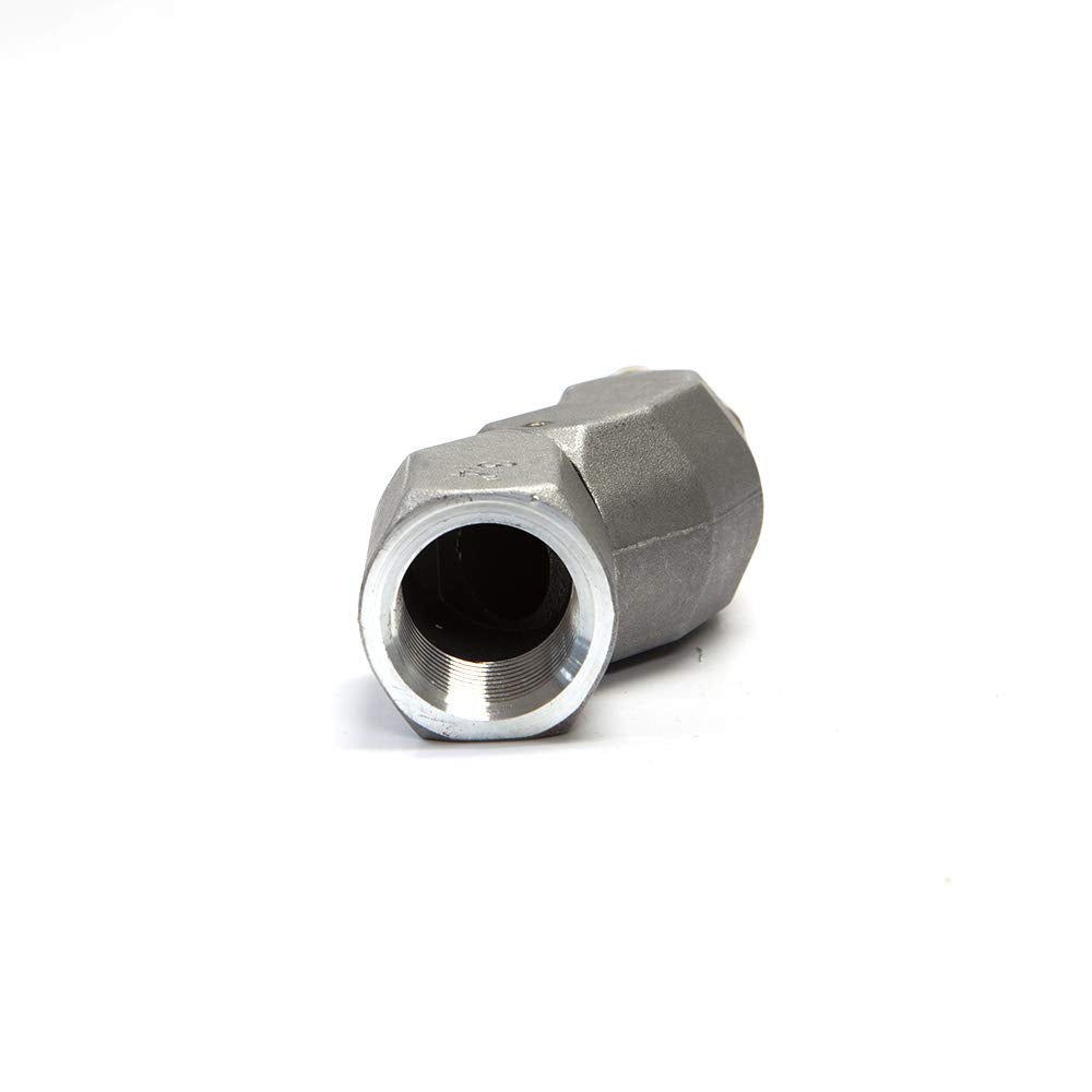 2PCS 3/4 Inch Fuel Swivel with Roating Connector Fuel Hose Connector NPT Connector Fuel Plane Swivel