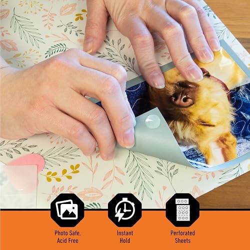 Gorilla Adhesive Dots, Double-Sided Clear | 0.5" Diameter | No Mess | Photo Safe | 150 Pieces, Pack of 8 - size: 8 - Pack