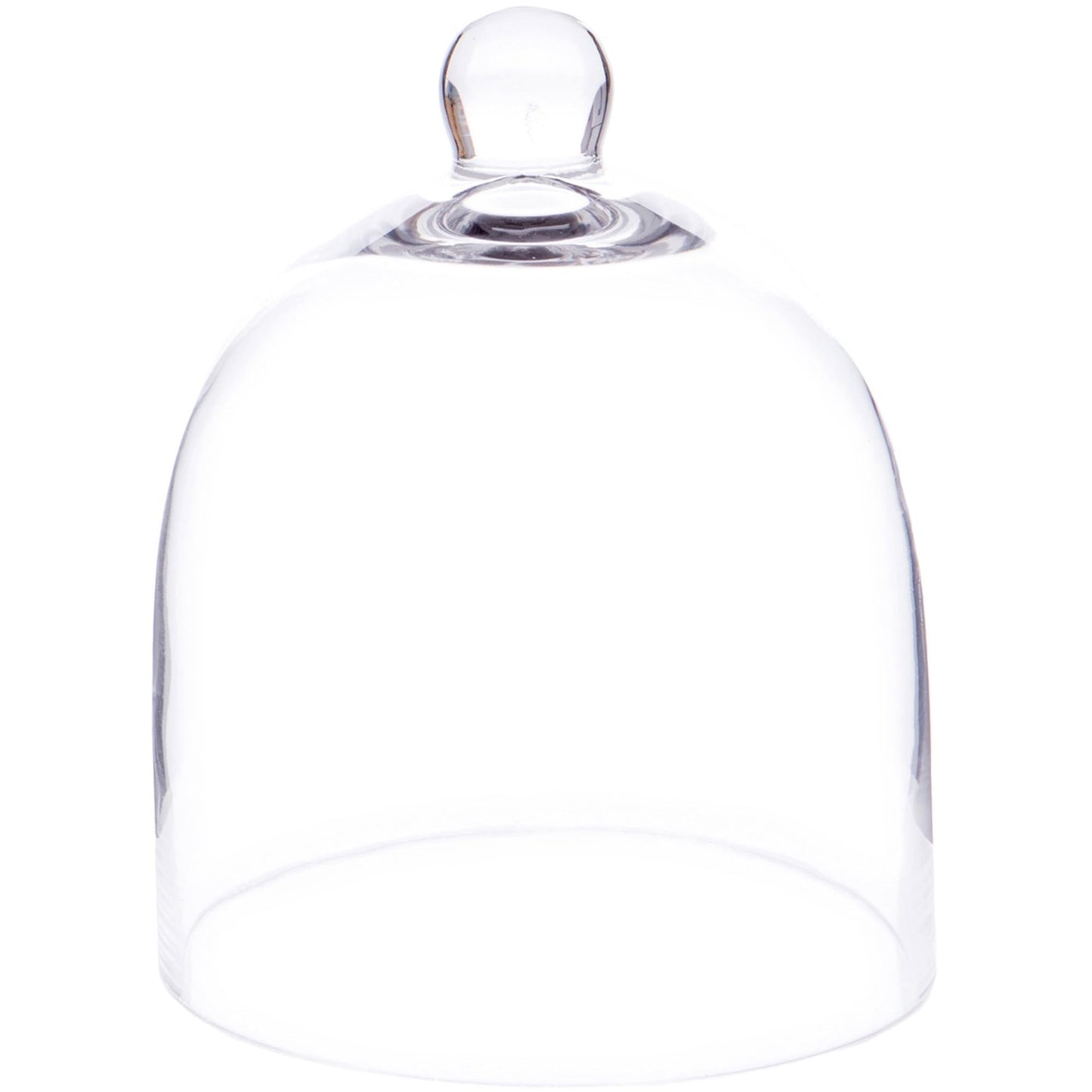 Plymor 6" x 7" Bell Jar Glass Display Dome Cloche (Small - Interior Size 5.75 inch x 5.75 inch)