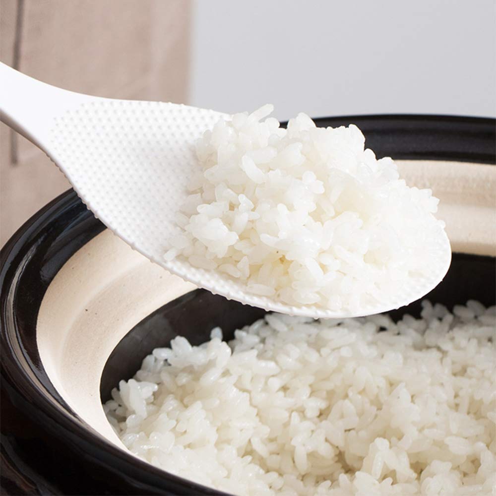Rice Spoon Paddle Standing, 2 Pack Non Stick Rice Scooper Professional Rice Spatula Potato Cooker Server