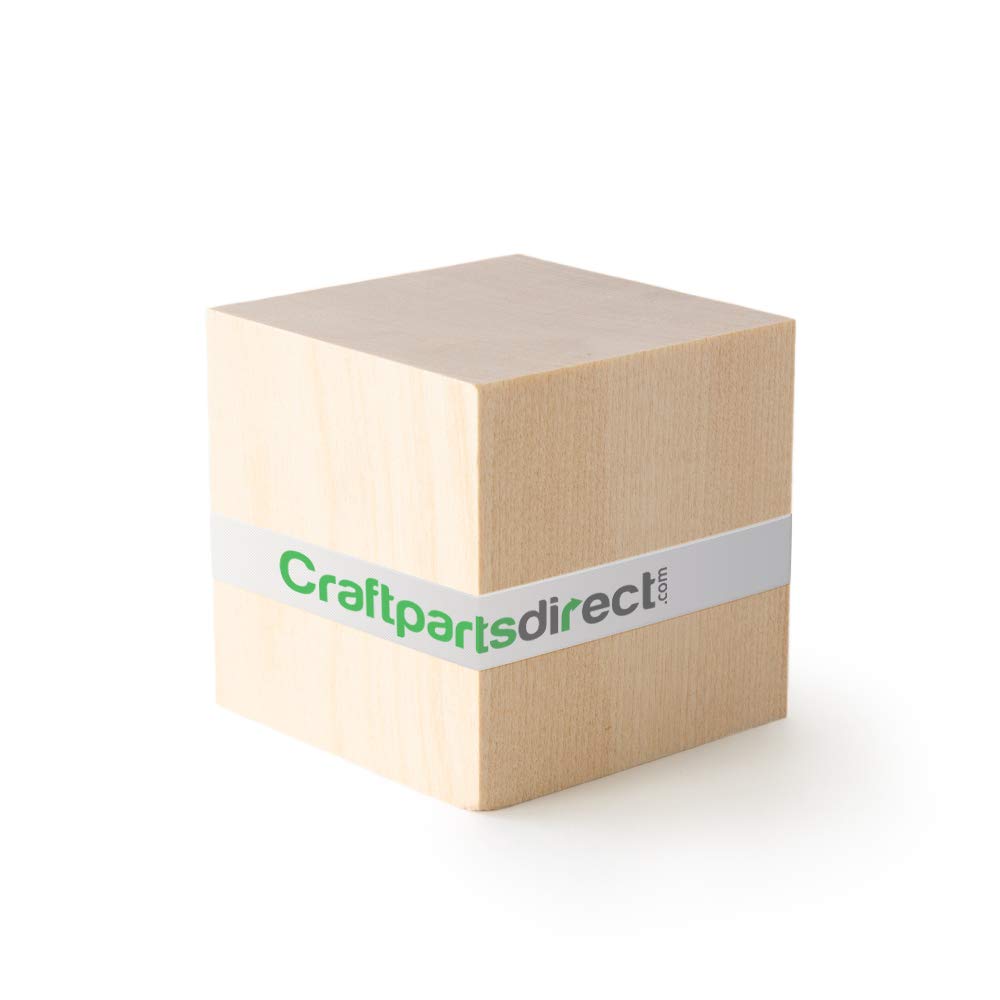 2 inch Maple Wood Cube - 50 Pack, Natural Solid Wooden Square Blocks, Unfinished – for Arts, Craft, and DIY People