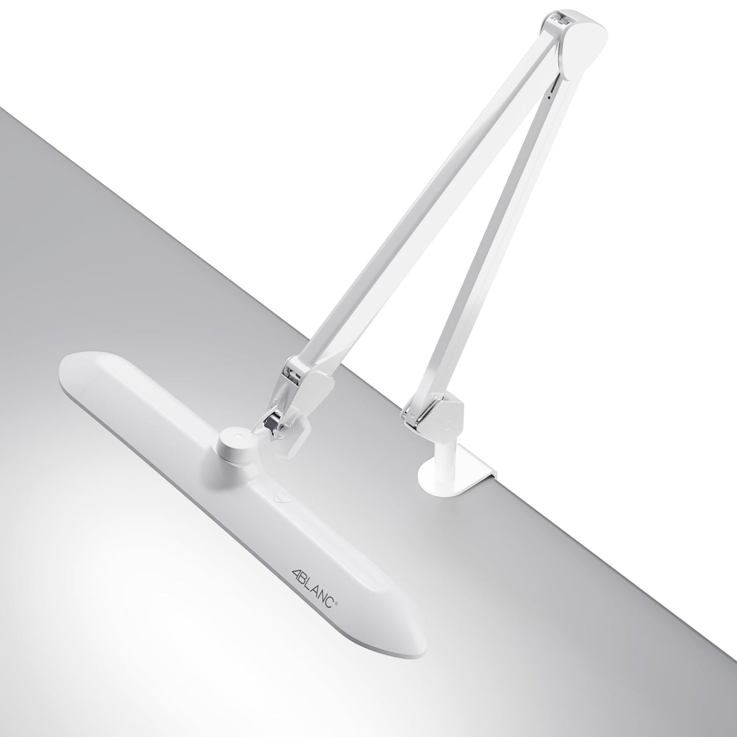 4BLANC Pro Nail Lamp for Nail Technicians, RG0 Eye-Caring Professional Desk Lamp, Advanced UV Filtering, Flicker-Free, CRI 93+, 30W, Clean Desk Mount or Clamp, Remote Ready