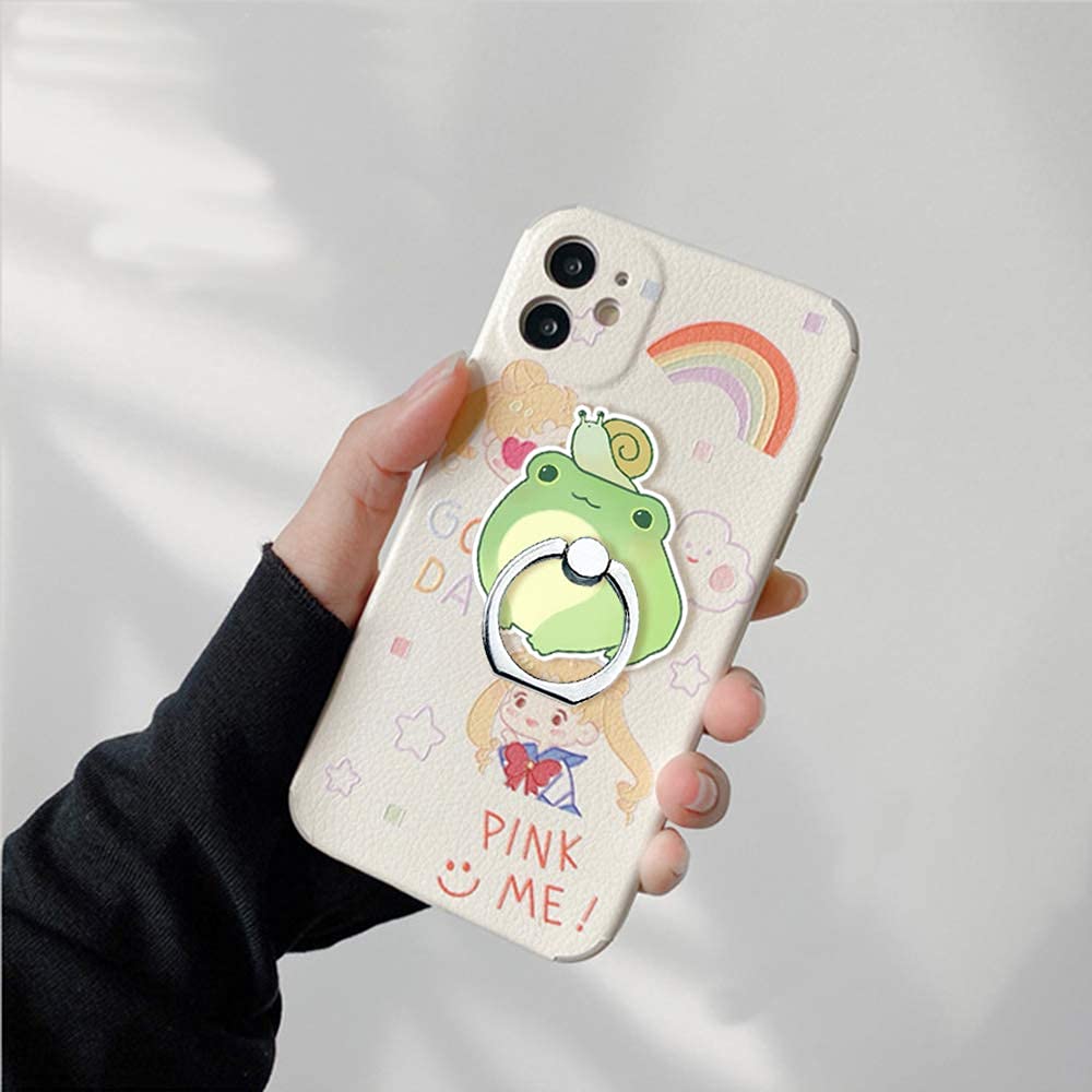 Phone Ring Holder Stand,Cute Phone Ring Stand Holder 360 Rotation Finger Ring Grip for Cellphones,Smartphones and Tablets (2 Pack Frog Phone Ring Holder)