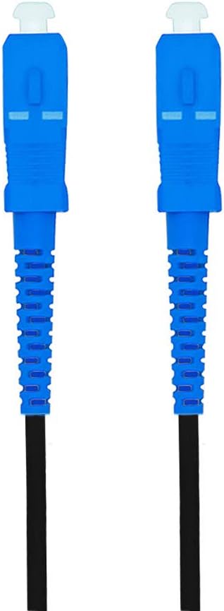 Jeirdus 450M SC to SC Outdoor Armored Simplex SM Fiber Optic Cable Jumper Optical Patch Cord Singlemode 9/125 450Meters SC-SC