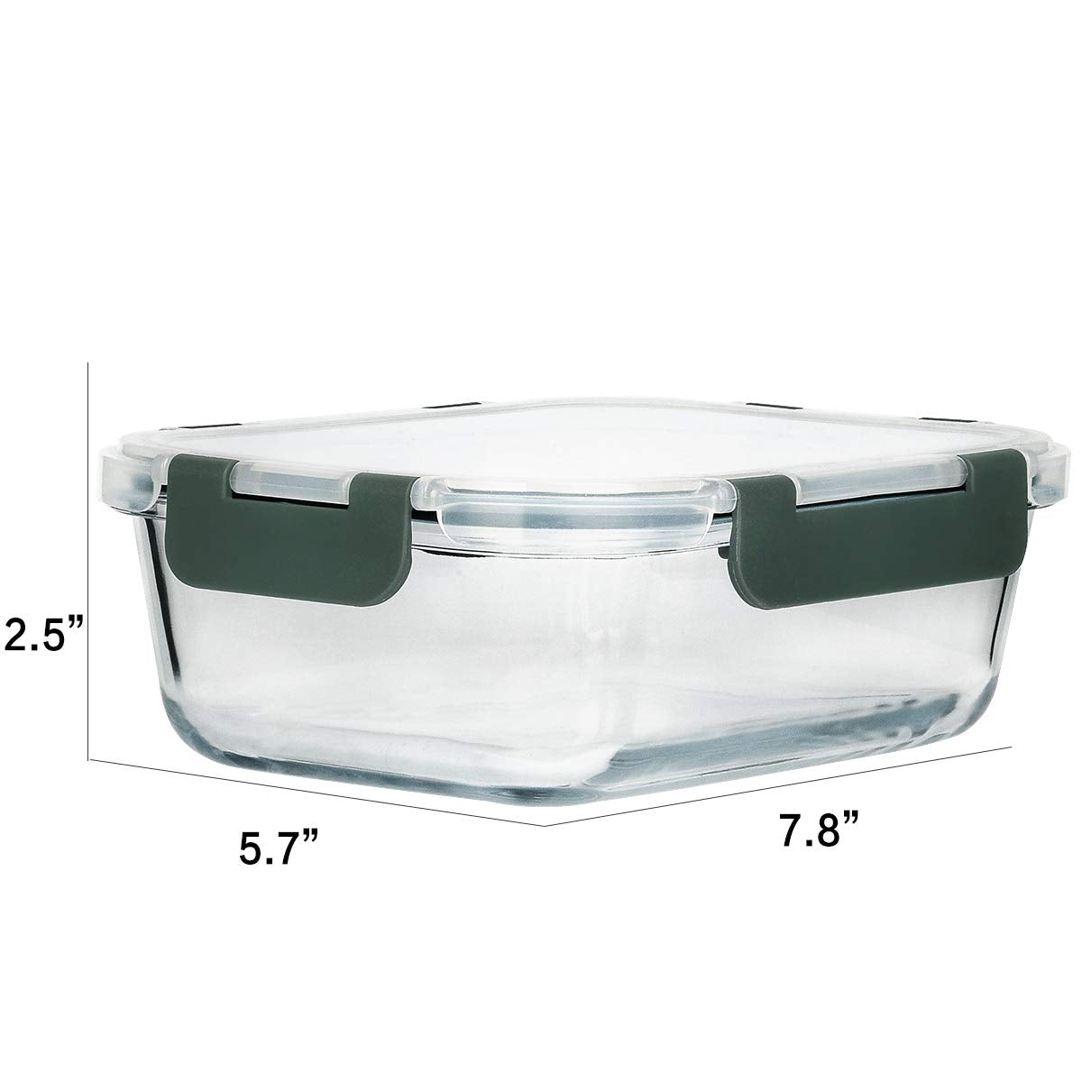 [8-Pack,30 oz]Glass Meal Prep Containers,Glass Food Storage Containers,Airtight lunch Containers with Lids, Microwave, Oven, Freezer and Dishwasher