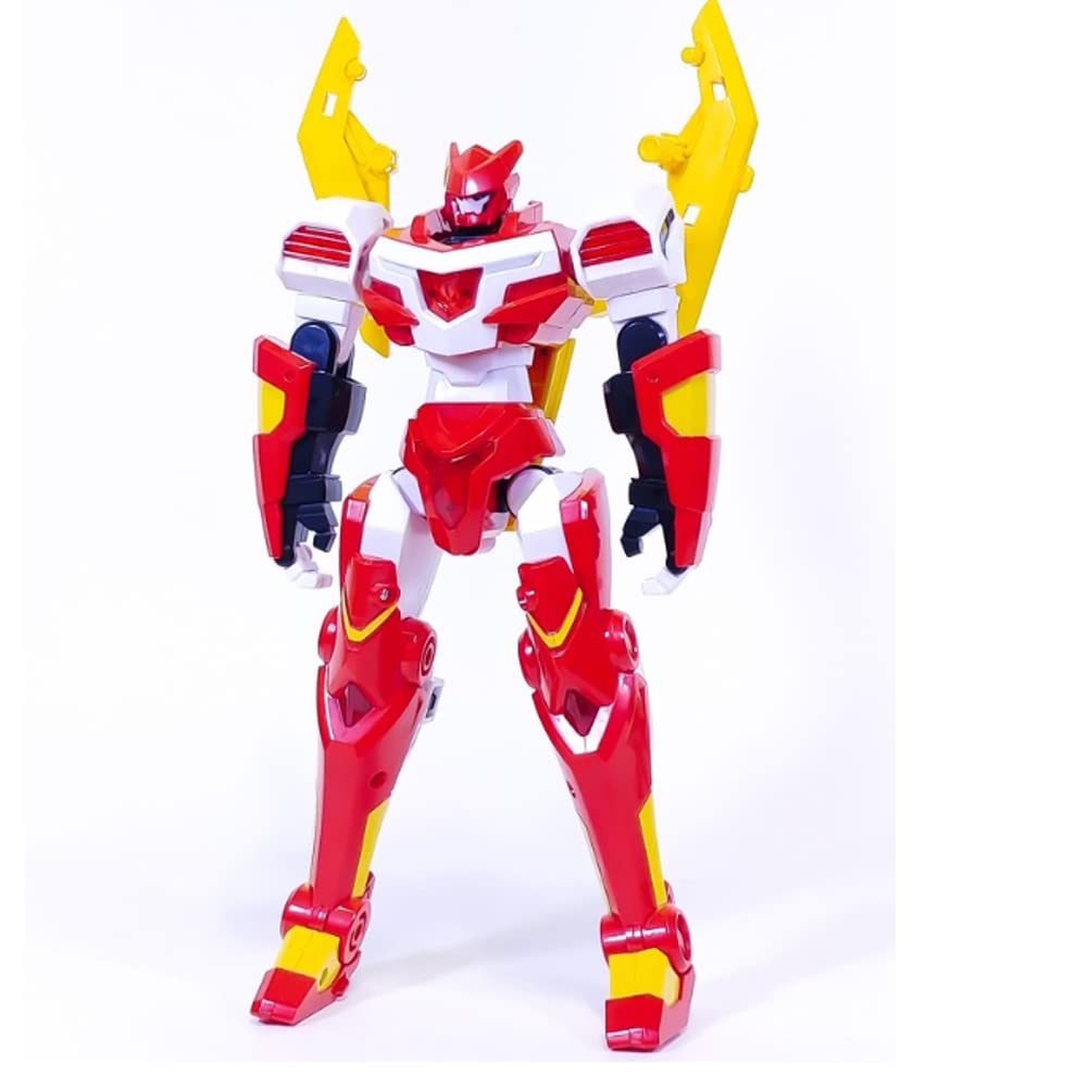 It likes Miniforce Super Dino Power 2 Super T-Raking- 5 Robots Transform into one Dinosaur Robot 19.2 * 9.6 * 13.5in