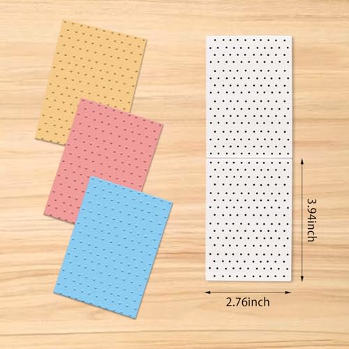 Glodecart Mini Dots Spotted Background Embossing Folder, Plastic Textured Impressions Pattern Spotted Polka Dot Embossing Folder Template for Card Making Scrapbooking Paper Craft Stamps DIY Décor