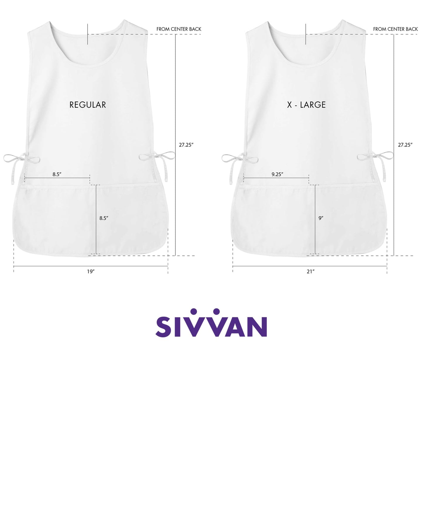 Sivvan Unisex Apron - Cobbler Apron - S8700 - Purple - R