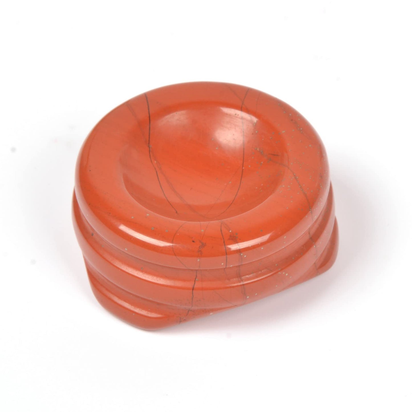 Justinstones Natural Red Jasper Gemstone Egg Crystal Healing Chakra Meditation Home Office Decor Stone with Stone Stand
