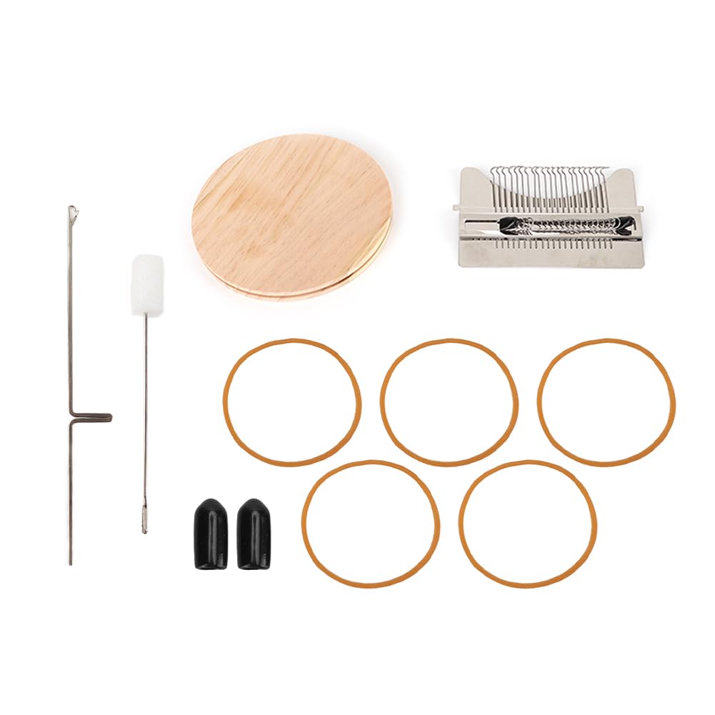 Joyzan Small Darning Loom, Speedweve Type Weave Tool Wood Mini Mending Stamping Machine Weaving Patch Kit Quickly Repair Mending Jeans Socks Clothes Stitching Knitting DIY Arts Beginner Holes 14 Hooks