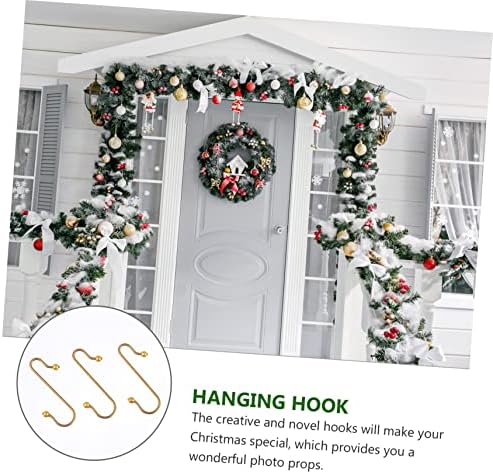 BESTOYARD 100 Pcs Hook up Christmas Tree Hooks Ornament Hangers Hooks Christmas Tree Hangers Mini Ornament Hooks Xmas Hanging Hook S Ornament Hanger Bauble Hooks Gadgets Iron Ordinary