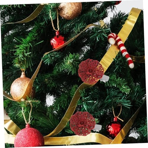 100pcs Alligator Clips for Christmas Tree Wreath Decorations Strong Clamping Ornament Clips for DIY Crafts Versatile for Holiday Displays