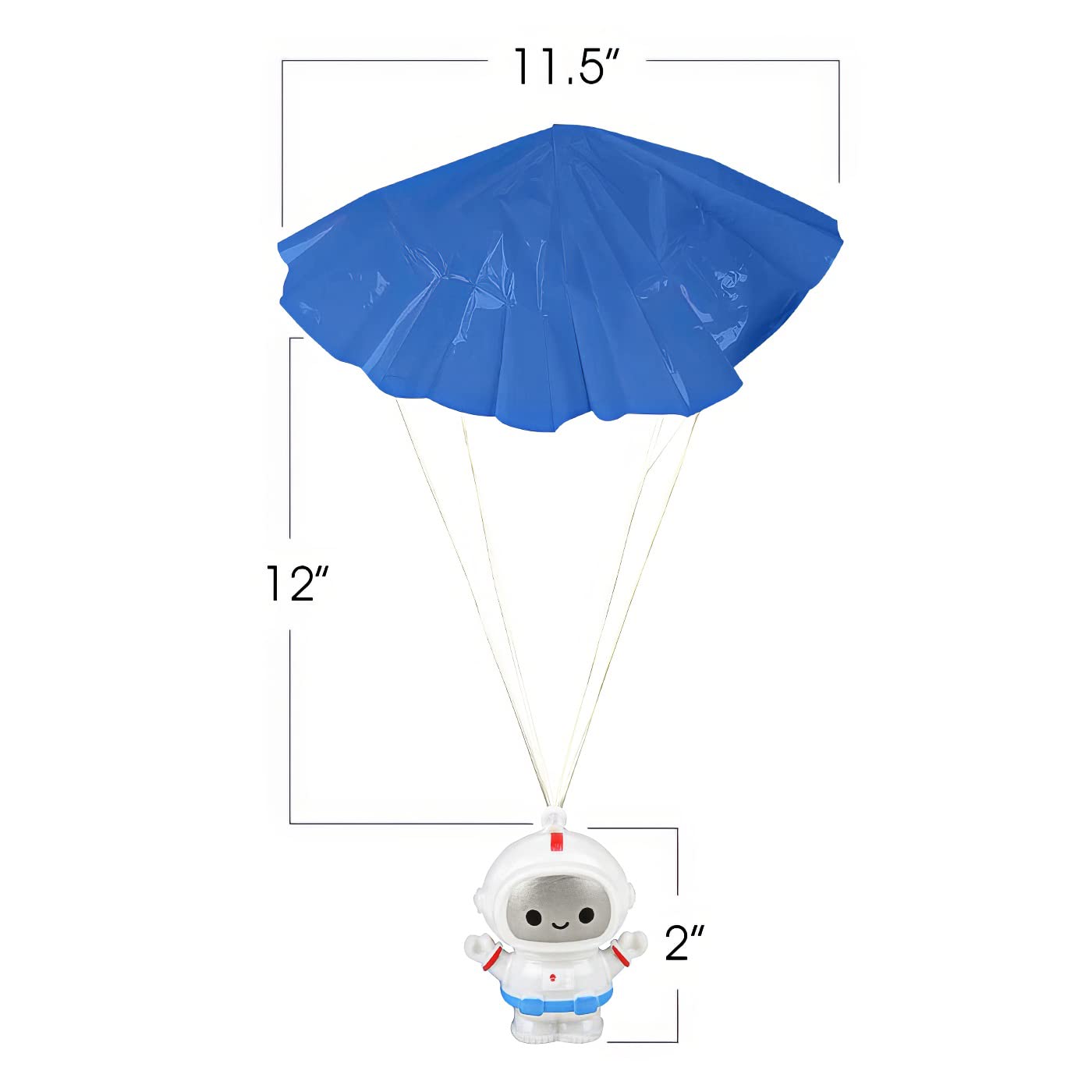 ArtCreativity Space Shuttle Gliders & Mini Astronaut Paratroopers