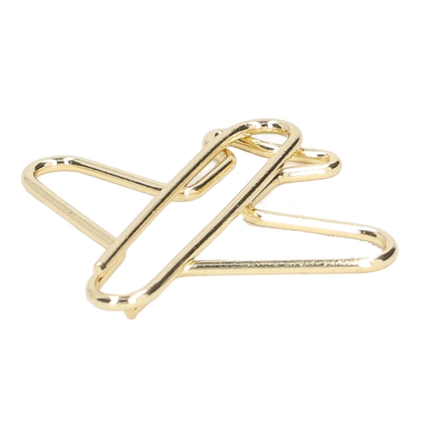100Pcs Airplane Shape Paper Clips, Mini Cute Metal Paperclips, Funny Decorative Bookmarks Planner Clips with Storage Box Portable Office Supplies for College Teachers Students – Desk Accessories