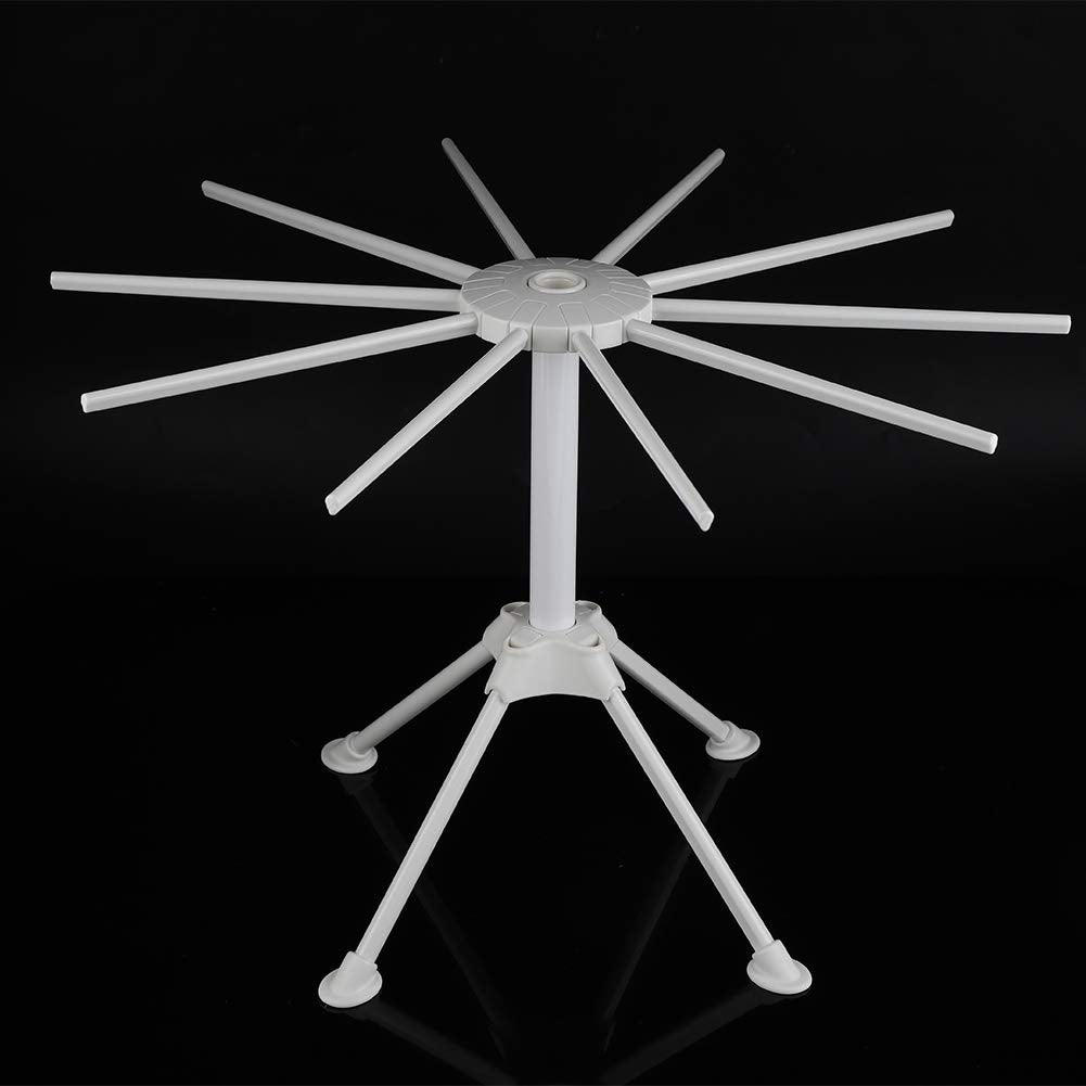 Foldable Pasta Drying Rack Noodle Stand Pasta Drying Rack Noodle Dryer Household Spaghetti Dryer Stand Spaghetti Machine for Home Kitchen Tool(white)