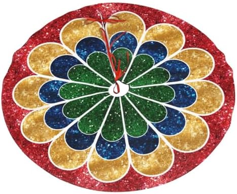 Christmas Tree Skirts Printed Tree Skirt 30" Gorgeous Xmas Holiday Party Ornaments Keepsake Gift