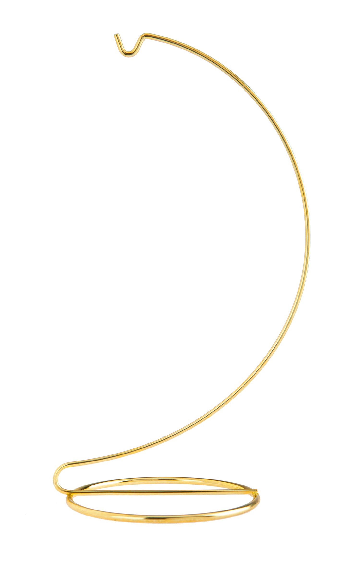 Creative Hobbies® 11 Inch Tall Gold Metal Ornament Display Hanger Stands for Displaying Christmas Ornaments - 6 Pack
