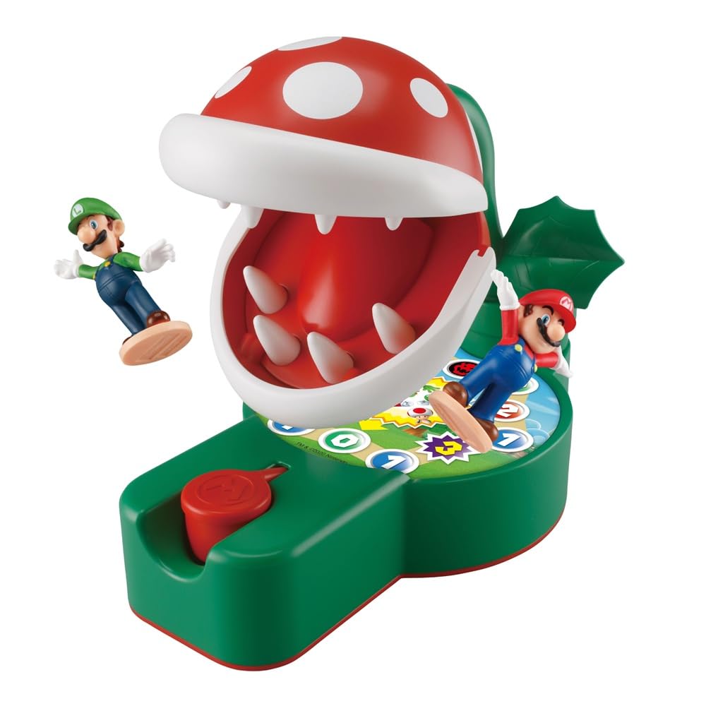 EPOCH Games - Super Mario Piranha Plant Escape Tabletop Game – Kids Family Board Game for Multiplayer Game Night, Ages 4+