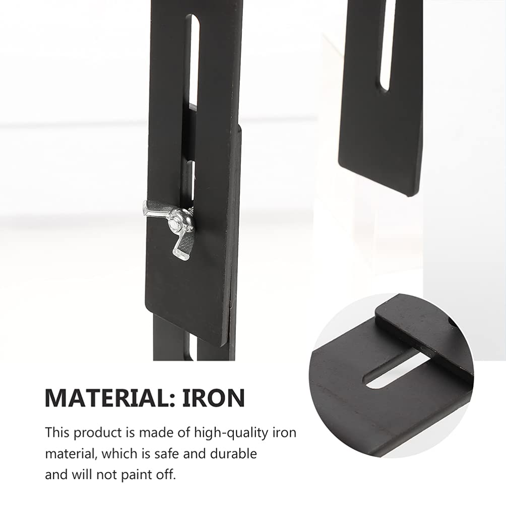 JINZBO Corner Bracket,Shelving Brackets, 4PCS Hanging Plant Bracket Universal Planter Box Bracket Railing Flower Pot Bracket Window Box Bracket