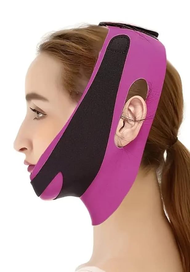 YHOME Lift and shape up your face instantly with V-line Cheek Chin Neck Shaping mask/Belt made up of best breathable & comfortable material: Lyrca