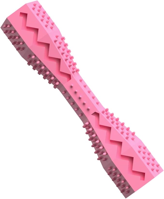 PILULY Dog Chew Toy Rubber for Aggressive Chewers Promotes Teeth Health Interactive Pet Teeth Toy Pet Enrichment