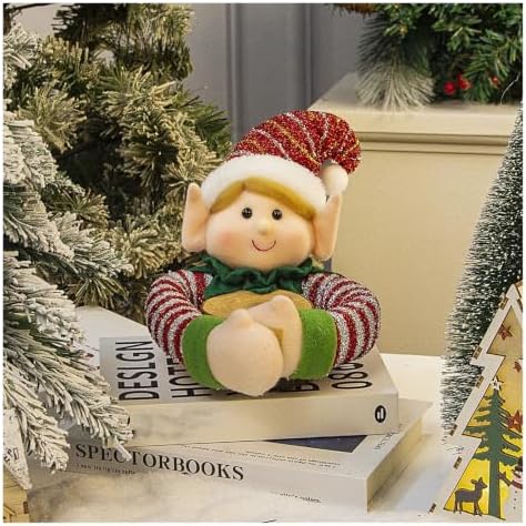 Elf Fairy Figurine Curtain Hooks, Christmas Window Ornament
