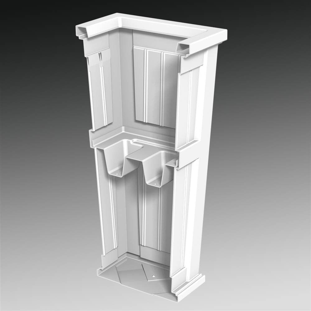 Cape Cod Tall Planter White