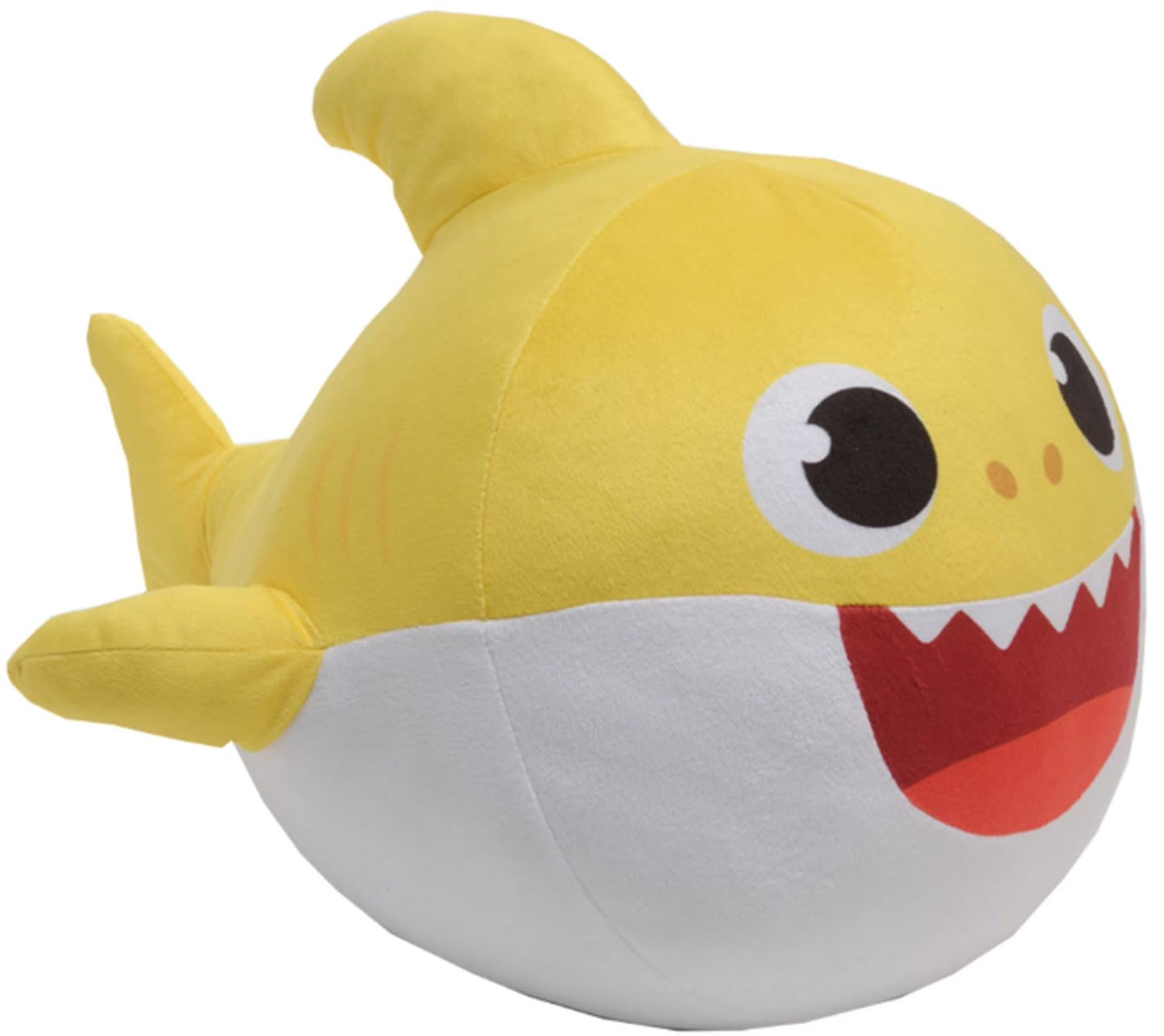 Nickelodeon Baby Shark Kids Plush Cuddle and Decorative Pillow Buddy, Yellow 15" Tall