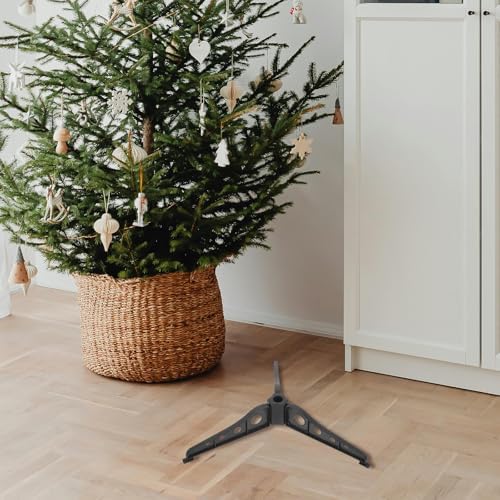 Luxshiny Christmas Tree Stand 9inch Plastic Christmas Tree Legs Replacement Artificial Xmas Tree Base Fake Tree Base Holder Bracket for Holiday Winter Tree Decor