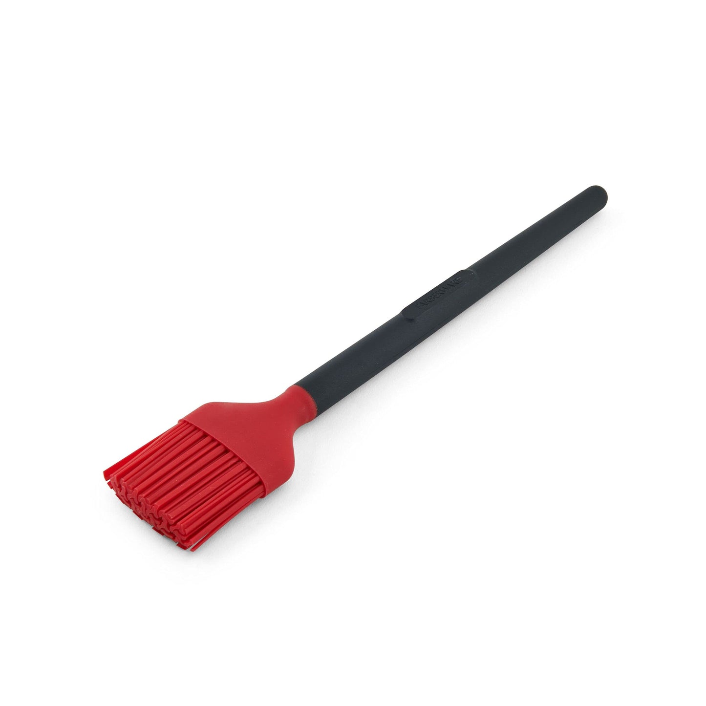 Farberware Barbecue Silicone and Plastic Basting Brush, 11.1-Inch, Red and Black