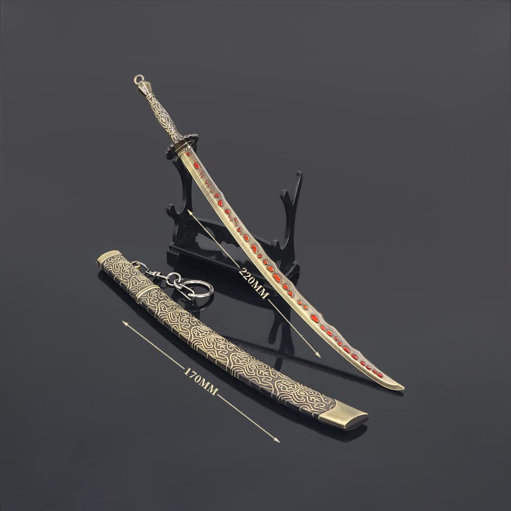 Chewmeter Elden Ring Kanata Greatsword Straight Sword Action Figure Game Collection Desk Decoration Party Supplies Gift (Meteoric Ore Blade)