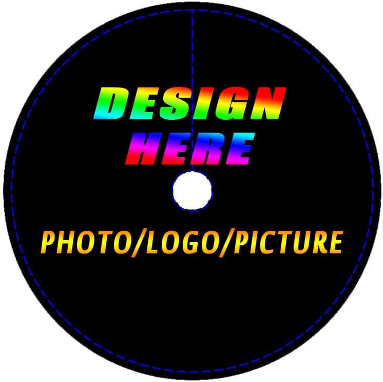 Custom Tree Skirts Prints Photo Picture Logo 30", Christmas Tree Cloth Mats Trees Skirts for Decor Gift, Home Decoration