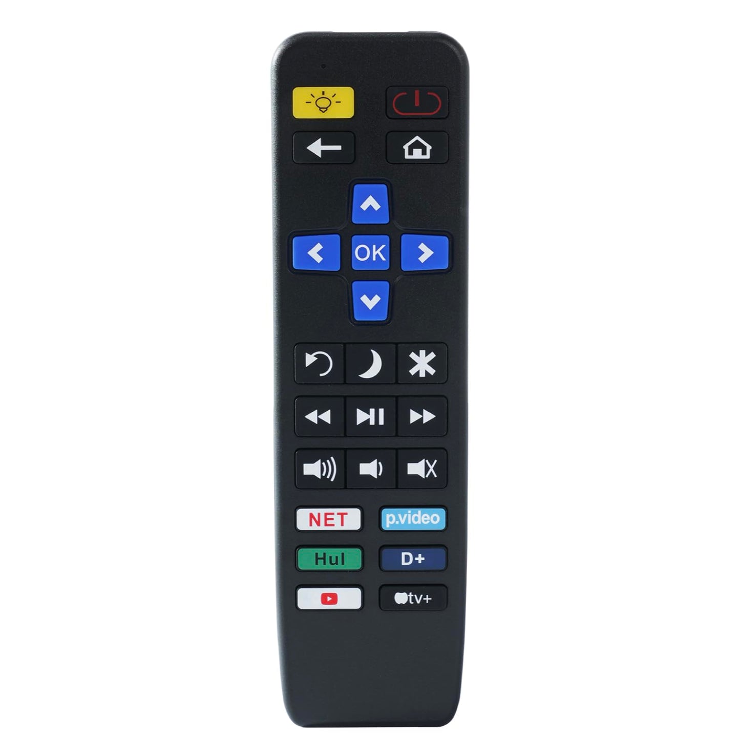 Big Button TV Remote Control Replacement for All Roku TV only Simple and Easy to Use
