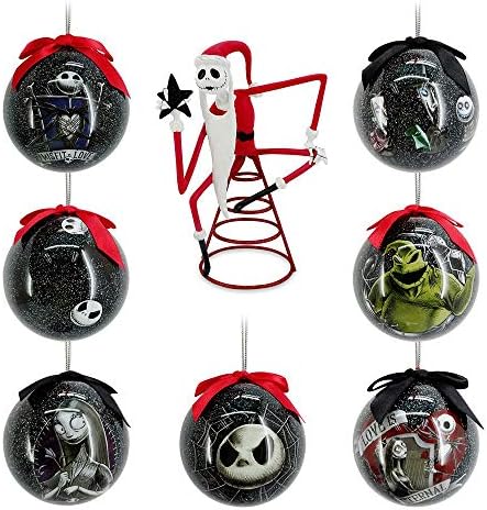 Jack Skellington Disney Nightmare Before Christmas Tree Topper and Ornament Set 2020